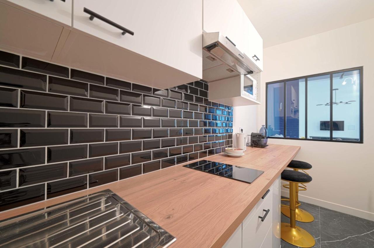 Modern Large Studio Apartment For 3 Παρίσι Εξωτερικό φωτογραφία